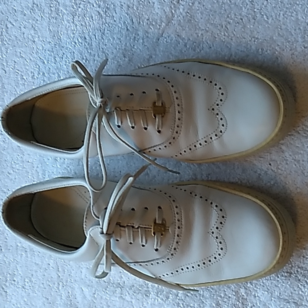 COPY - Vintage ferrigamo leather tennis shoes.